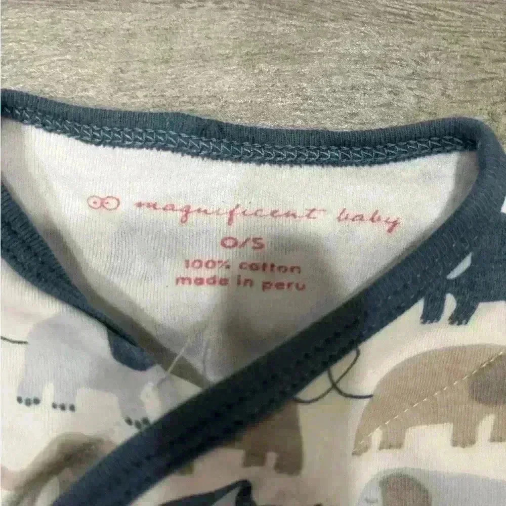 Magnificent Baby Baby Magnetic 100% Cotton Sack Gown One Size - Picture 3 of 5